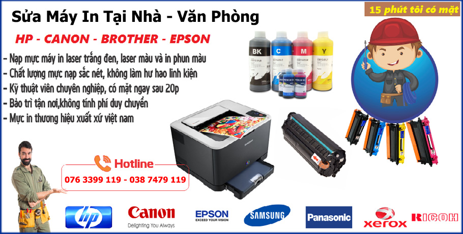 Sửa Máy Tính Laptop – Đổ Mực – Sửa Chữa Máy In Hoàng Hà